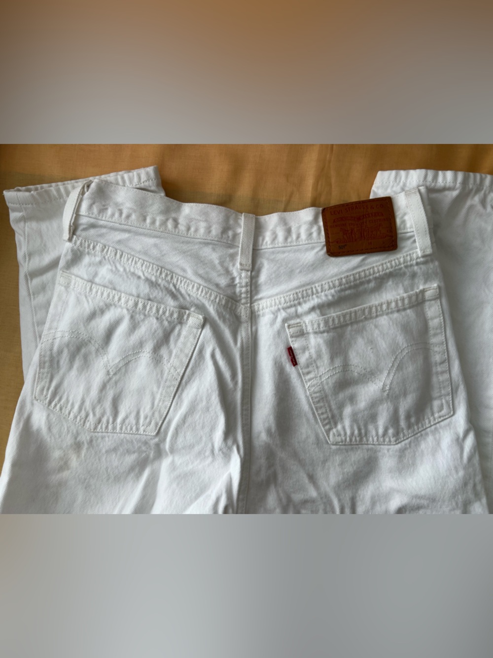 Levi's White Denim Jeans
